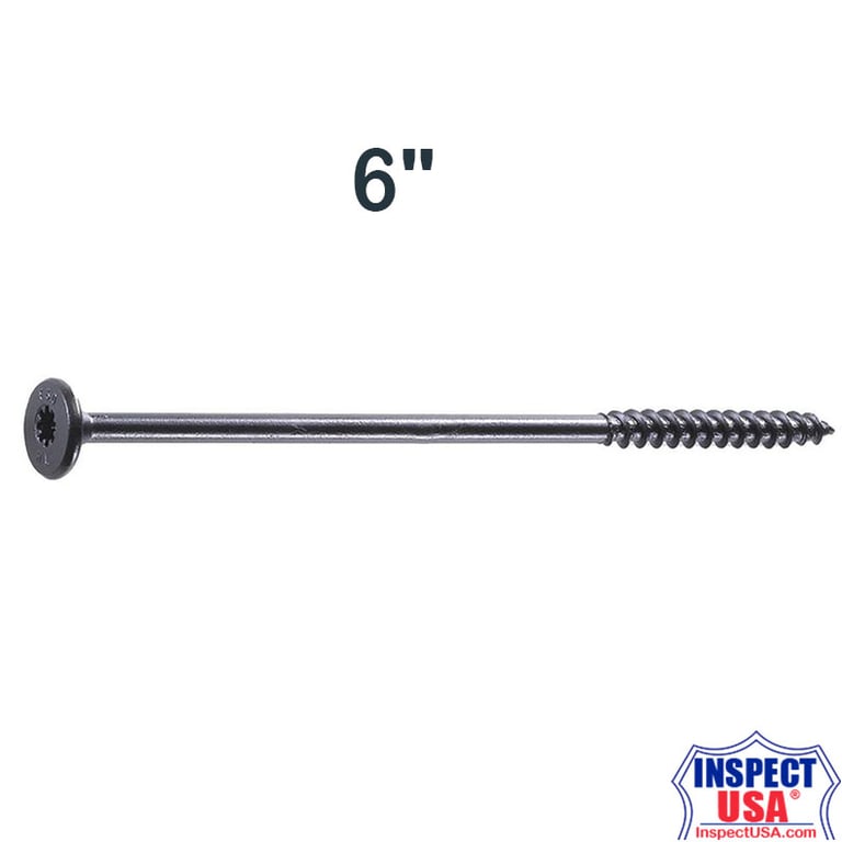 Structural Wood Screws 6" (FMHLGM006) HeadLOK® Heavy-Duty
