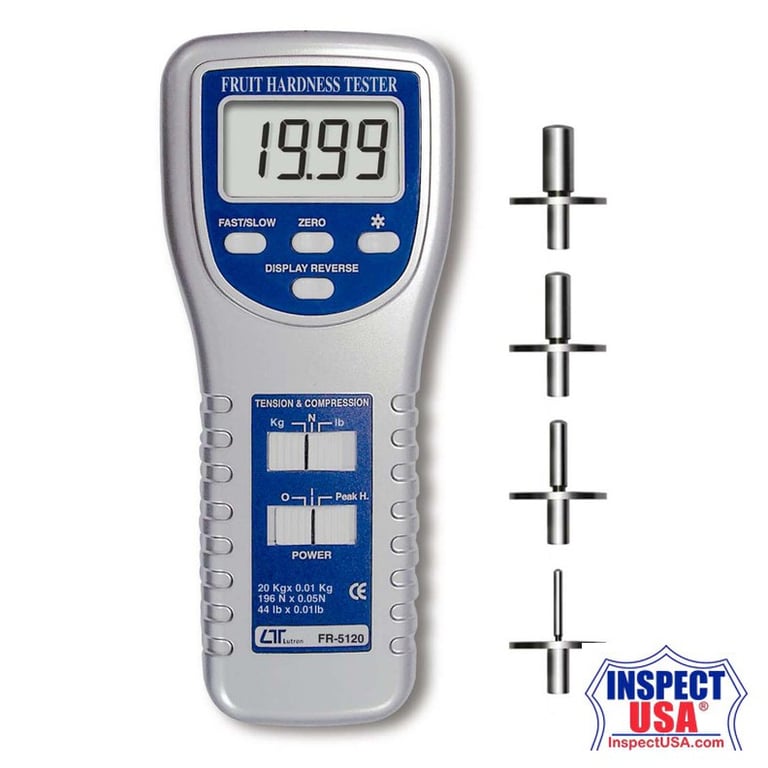 Lutron FR-5120 Fruit Hardness Tester 20 Kg Surface Firmness