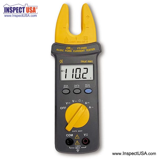 Lutron AC/DC Fork Current Tester (FT-9950) Ohms, True RMS