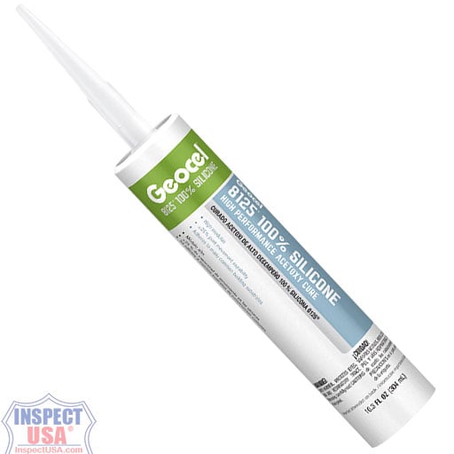 Geocel 8125 Silicone Acetoxy Cure Sealant (GC68111) Clear 10.3 Ounce