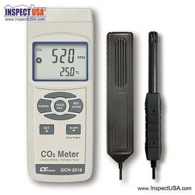 Lutron Carbon Dioxide Meter (GCH-2018) with Humidity & Temperature
