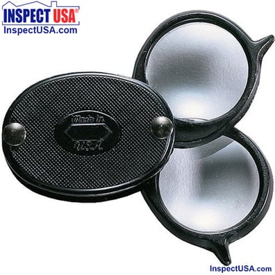 Magnifier 6x & 3x Round 1.25 inch Magnifying Glass (537) Plastic
