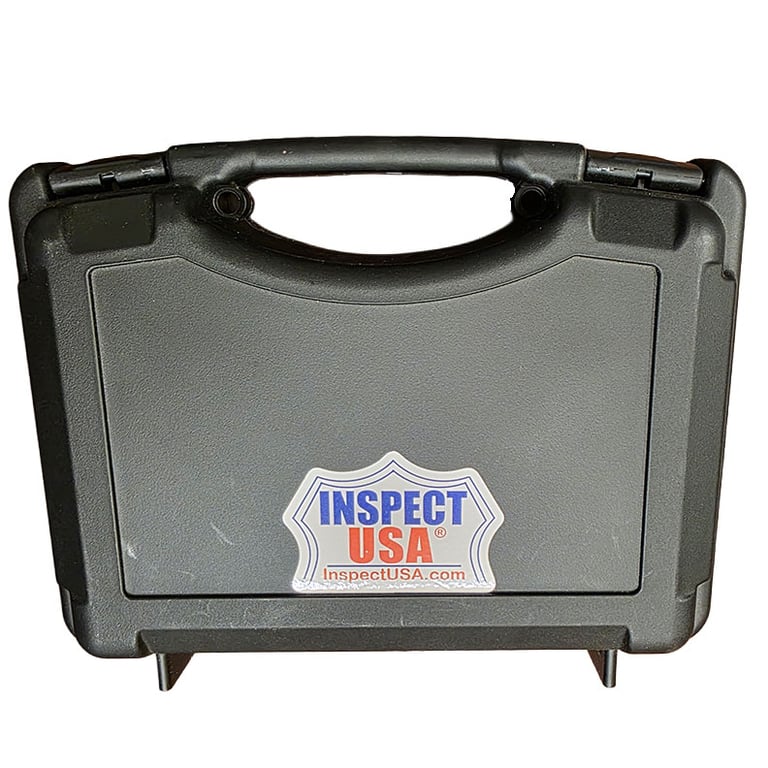 Black Hard ABS Instrument Case 10x8x3" (HC-10x8x3) with Padding