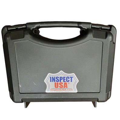 Black Hard ABS Instrument Case 10x8x3" (HC-10x8x3) with Padding
