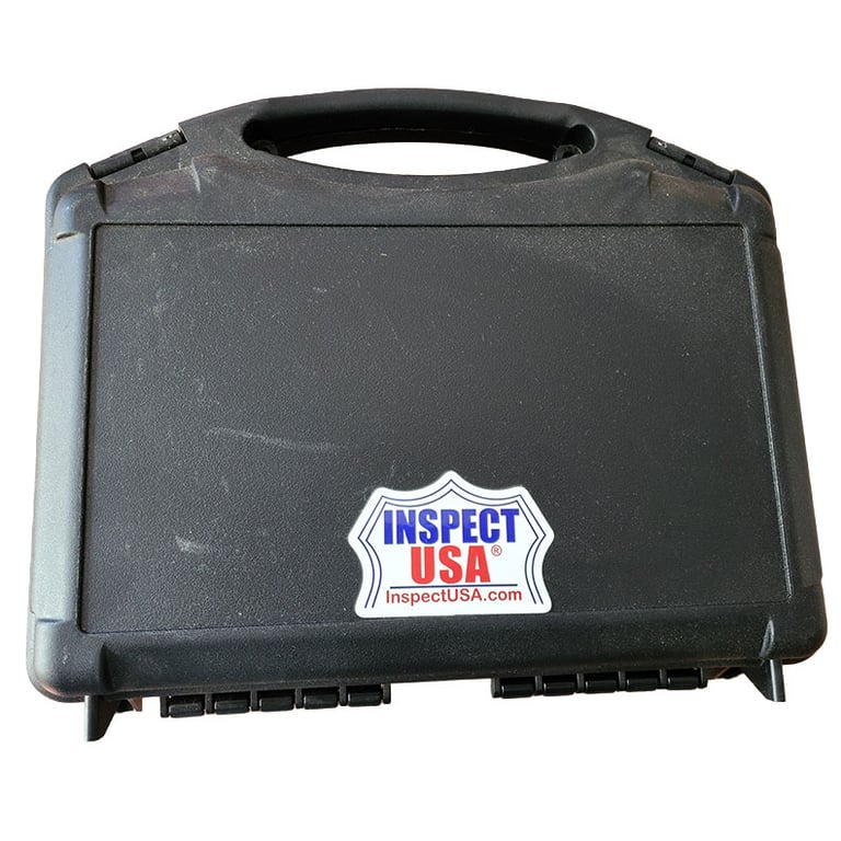 Black Hard ABS Instrument Case 12x10x4" (HC-12x10x4) with Padding