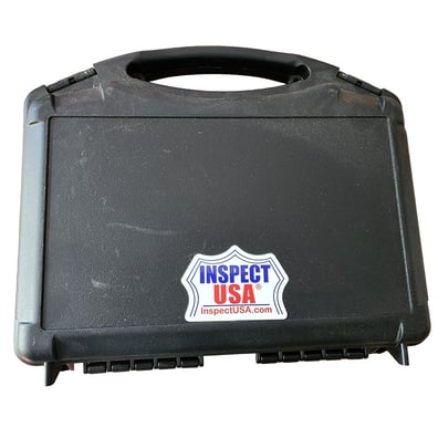 Black Hard ABS Instrument Case 12x10x4" (HC-12x10x4) with Padding