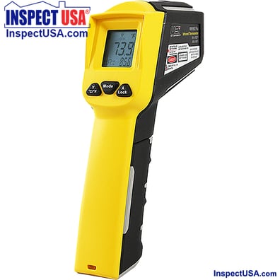 Infrared Non-Contact Thermometer, 12:1 Spot Ratio (INF165c) Laser