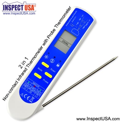 Food Safety Infrared & Probe Cooking Thermometer (IRT303) 2.5:1