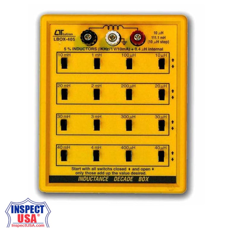 Lutron Inductance Decade Box (LBOX-405) 4 Inductance Decades