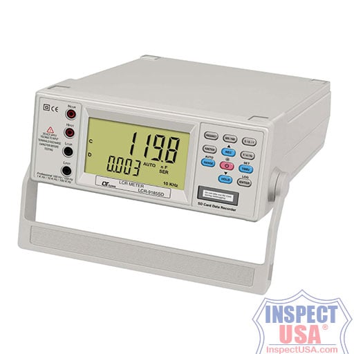 Bench Type Professional LCR Meter (LCR-9185SD) with Alligator Clips