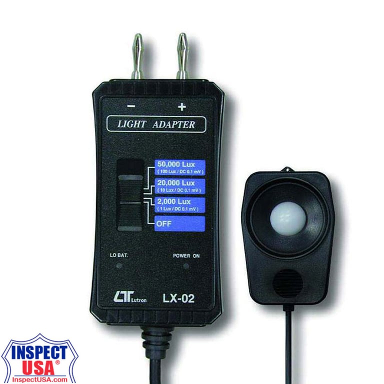 Light Sensor Adapter (LX-02) For Digital Multimeters