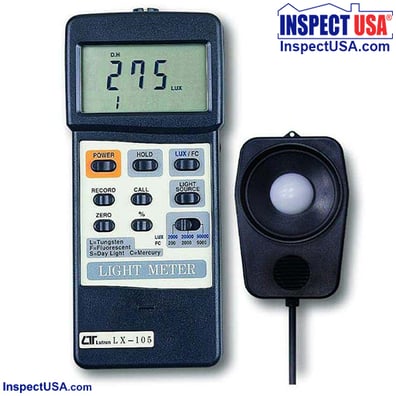 Lutron Light Meter 0 to 50,000 LUX 3 Ranges (LX-105) Remote Sensor