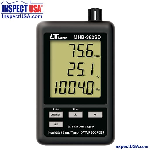 Humidity, Barometric Pressure, Temperature (MHB-382SD) Data Logger