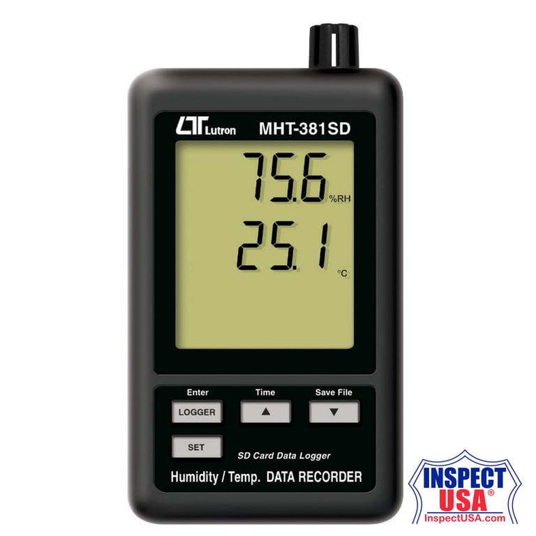 Datalogger Temperature and Humidity (MHT-381SD) Automatic