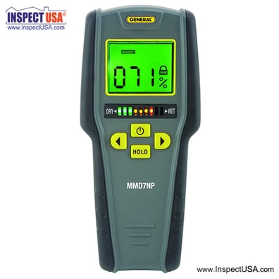 General Tools Pinless Moisture Meter (MMD7NP) Non-Invasive