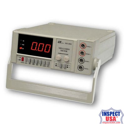 Benchtop Milli-Ohm Meter (MO-2002) with Leads