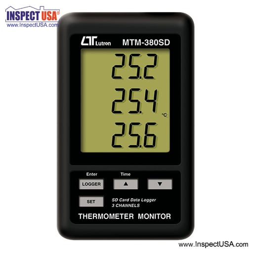3 Channel Temperature Monitor (MTM-380SD) Datalogger