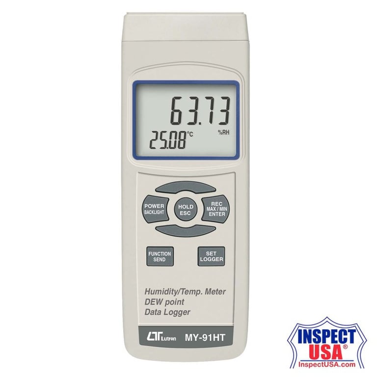 Lutron Humidity/Temp. Meter Dew Point, RS232, Data Logger (MY-91HT)
