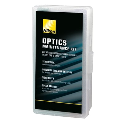 Nikon Optics Maintenance Kit (NIK-7073) Brush, Solution, Cloth