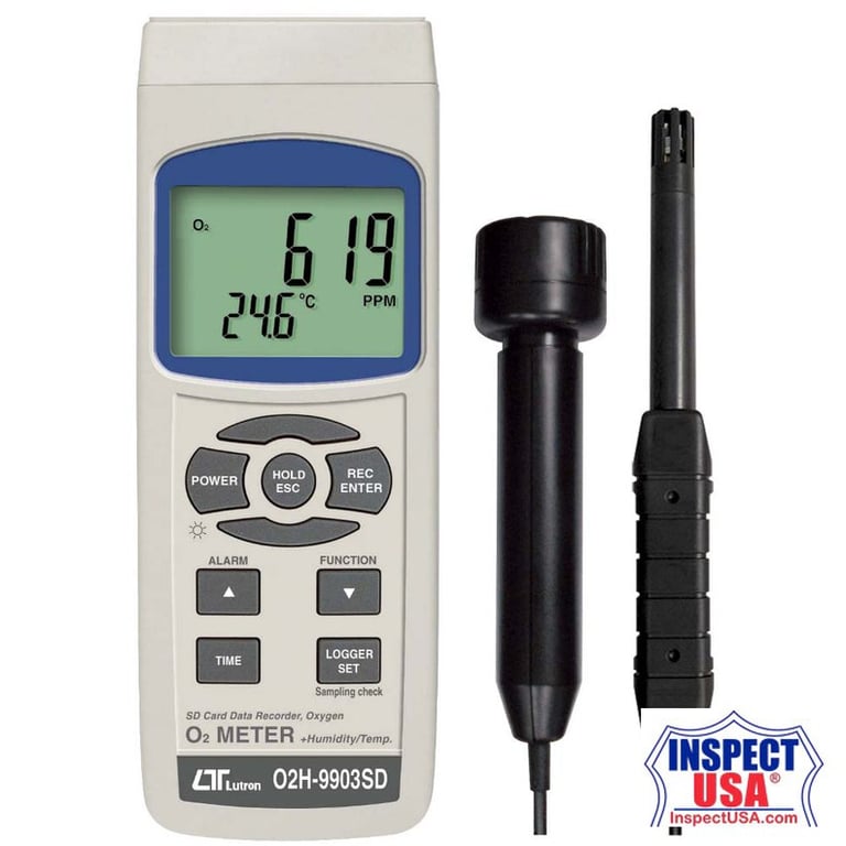Lutron O2 Meter+humidity/Temp. (O2H-9903SD)