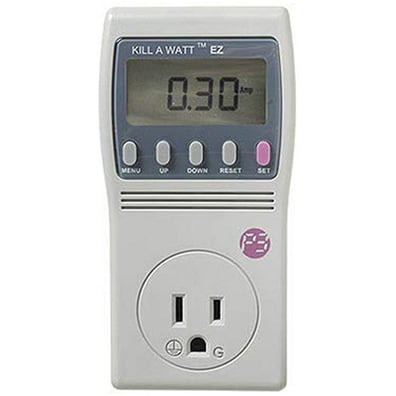 P3 Electricity Usage Meter Digital 110vAC (P4460) Displays Cost