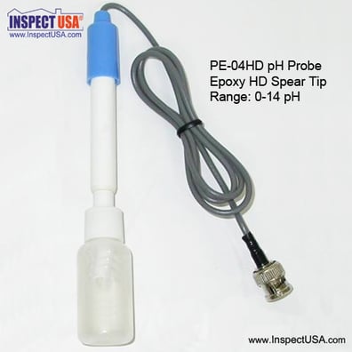 Spear Tip Electrode 0-14 pH (PE-04HD) Epoxy Penetration Probe