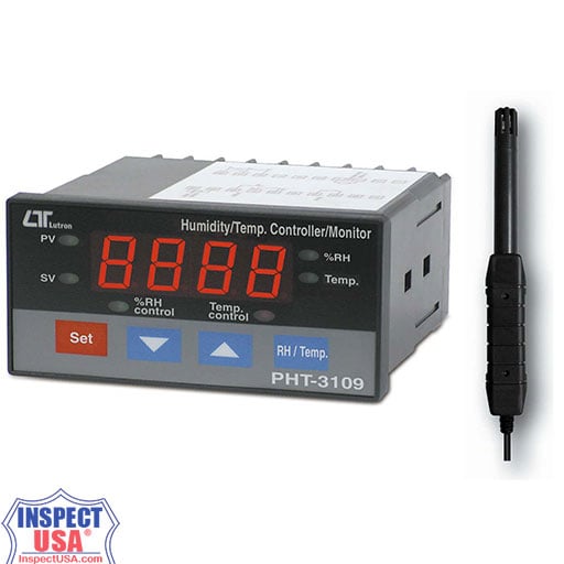 Lutron PHT-3109 Humidity Temperature Controller Monitor