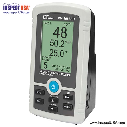 Indoor Air Quality Monitor Logger (PM-1063SD) Measure PM2.5, Temp & RH