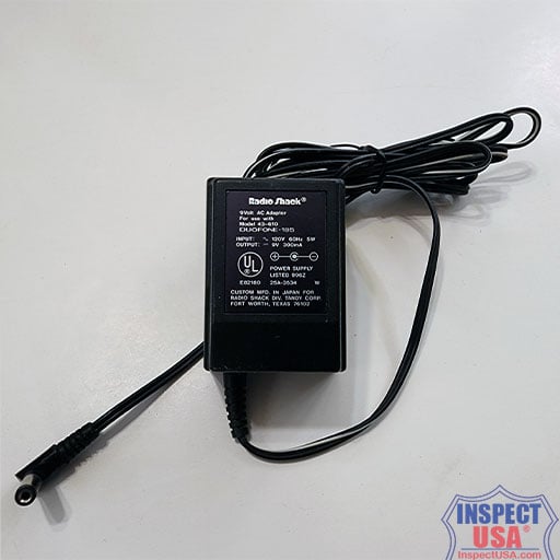 DC Power Supply 9vDC 300mA (PS09-300-R) 5.5mm DC Plug with 6' Cable