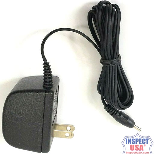 DC Power Supply 3.7vDC 500mA (PS3.7-350ma) Black 3.5mm DC Plug 6' Cord