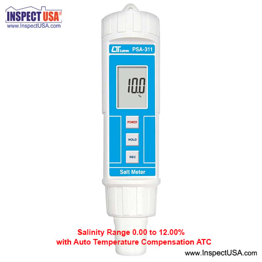 Salinity Meter 0 to 12% (PSA-311) Pen-Type with ATC