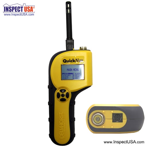 Delmhorst QuickNav 3 in 1 Moisture Meter & Hygrometer with Case