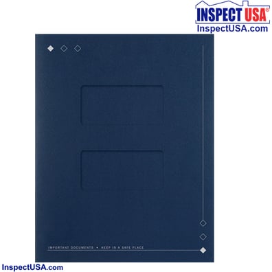 Side-Staple Presentation Folder 5-Pak (RCNB-5) Blue 8-5/8" x 11-1/4"