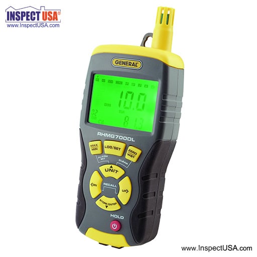 General Tools 14-in-1 Moisture Meter (RHMG700DL) DataLogging
