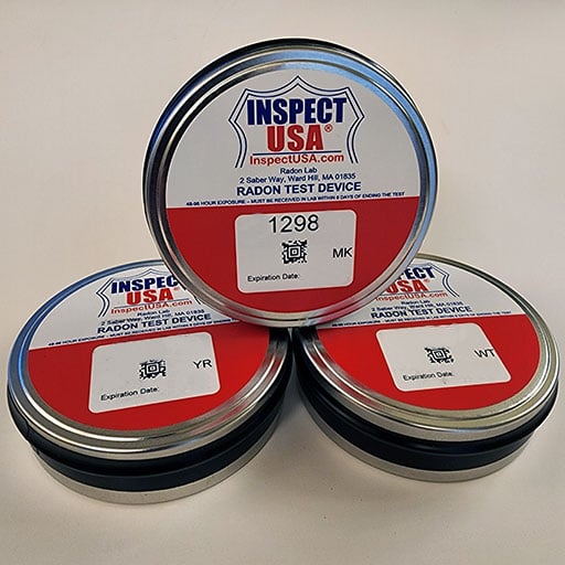 Short-Term Radon Gas Test Kit. Lab Fees & (1) US Pre-Paid Envelope