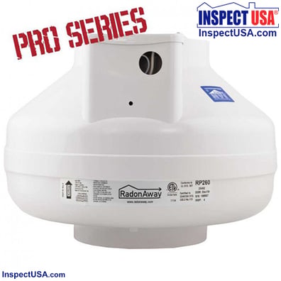 RadonAway Pro-Series 6" Radon Mitigation Fan (RP260) 5Year Warranty
