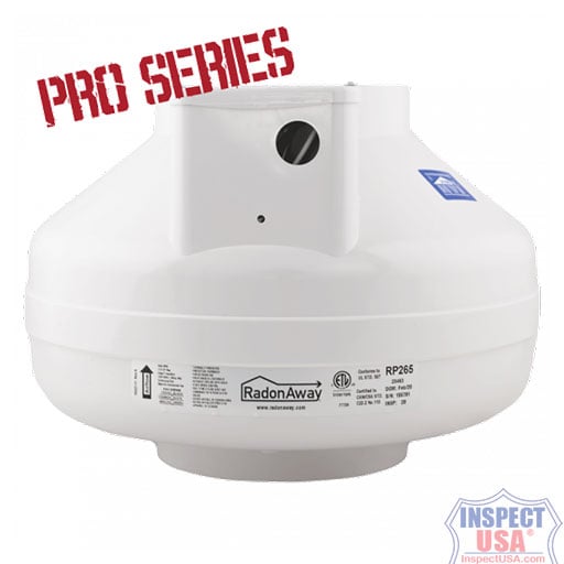 RadonAway Pro-Series 6" Radon Mitigation Fan (RP265) 5Year Warranty