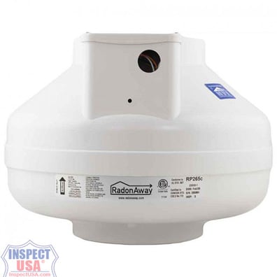 RadonAway Series C 6" Radon Fan (RP265c) Inline VOC Mitigation
