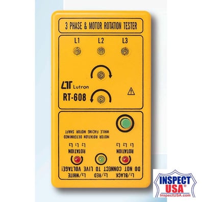 Lutron 3 Phase & Motor Rotation Tester (RT-608)
