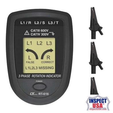 Lutron 3 Phase Rotation Tester (RT-616)