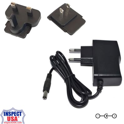 Universal Power Supply 9vDC 900mA (S008CM0900090) 220v Black 6' Cable