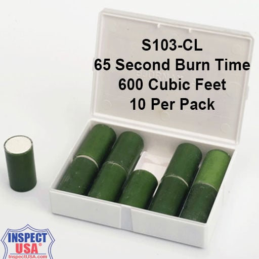Clean Trace Smoke Emitter 600 CuFt (S103-CL) 65 Seconds 10 Pack