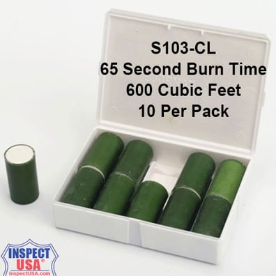 Clean Trace Smoke Emitter 600 CuFt (S103-CL) 65 Seconds 10 Pack