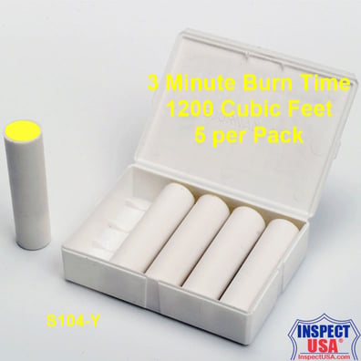 Smoke Emitter: Yellow 1200 Cubic Feet (S104-Y) 3 Minutes 5 PACK