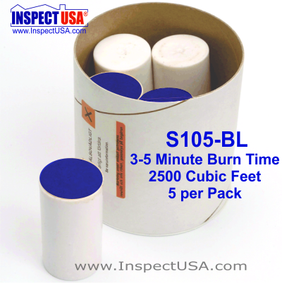 Smoke Emitter: Blue 2500 Cubic Feet (S105-BL) 4 Minutes 5 PACK
