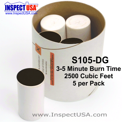 Smoke Emitter: Grey 2500 Cubic Feet (S105-DG) 4 Minutes 5 PACK