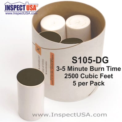 Smoke Emitter: Grey 2500 Cubic Feet (S105-DG) 4 Minutes 5 PACK