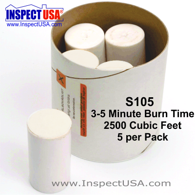 Smoke Emitter White, 2500 Cubic Feet (S105) 4 Minute Burn 5 PACK