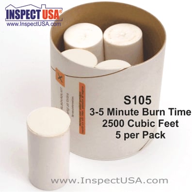 Smoke Emitter White, 2500 Cubic Feet (S105) 4 Minute Burn 5 PACK