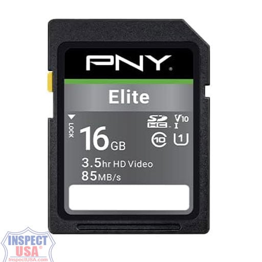 SD Memory Card PNY Elite 85 MB/s (SD-16GB) 16gB Class 10
